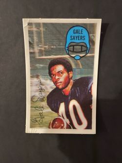 1970 Kellogg’s football #51 Gale Sayers