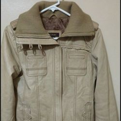 Vintage Leather Jacket M /Chamarra De Piel M