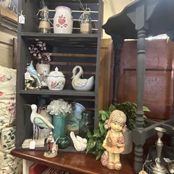 Vintage Wood Crate Shelf 