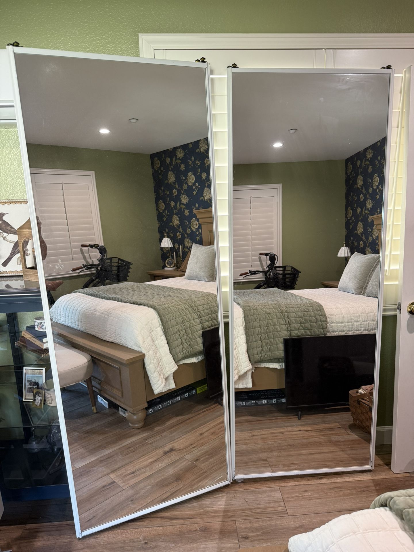 Mirrored Closet Doors