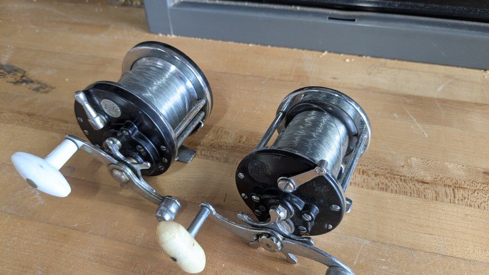 Penn Ocean City Reels, Bamboo Rods Vintage Saltwater Rods Reels Fishing