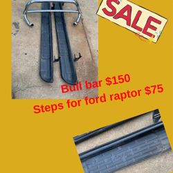 Bull Bar & Steps 4 Ford Raptor