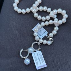 Macys Pearl Earrings 