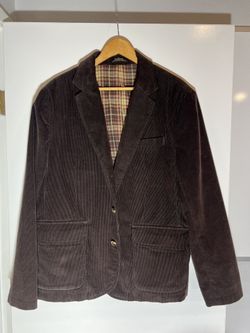 Dark Brown Corduroy Blazer
