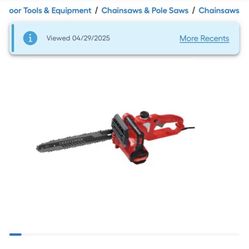 CRAFTSMAN 14-in Corded Electric 8-Amp Amp Chainsaw