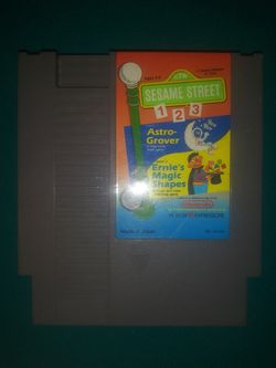 Nintendo Sesame Street 1 2 3 Vintage PBS 1980's