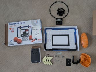 Mini Indoor Basketball Hoop with Electronic Scoreboard - QDRAGON