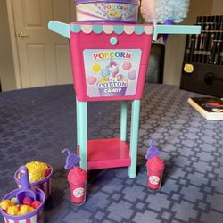 Rainbow Popcorn, Cotton Candy Colorful Doll Set, American girl, doll size, like new