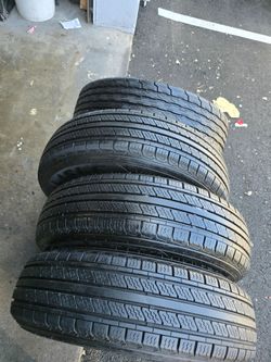 4 used trailer tires
 St205 75r15. LR D $199.00