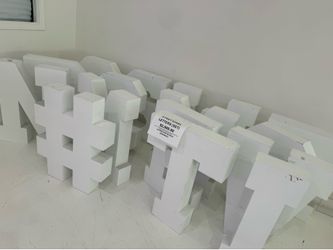 3 ft steel letters