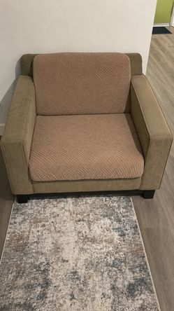 Sofa with side chair & ottoman