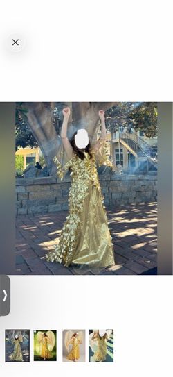 Chasing Fireflies Golden Phoenix costume size 8
