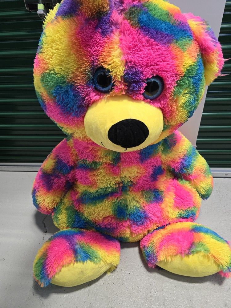50" tie dye teddy bear