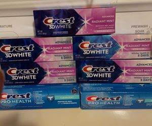 Crest toothpaste