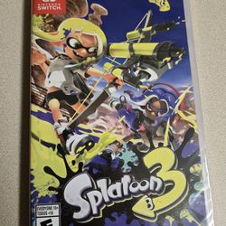 Brand New Splatoon 3 for Nintendo Switch