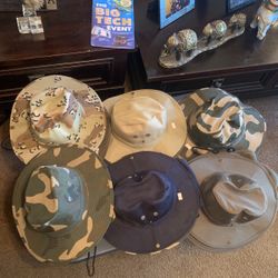 Working /Fishing /Hunting Hats With Neck Protection $10 Each 