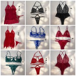 NEW/NUEVO Lingerie/ Lencería $30each/cada uno