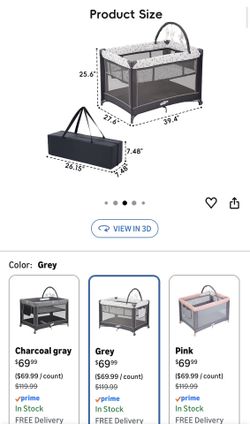 Elephant Design Pack And Play