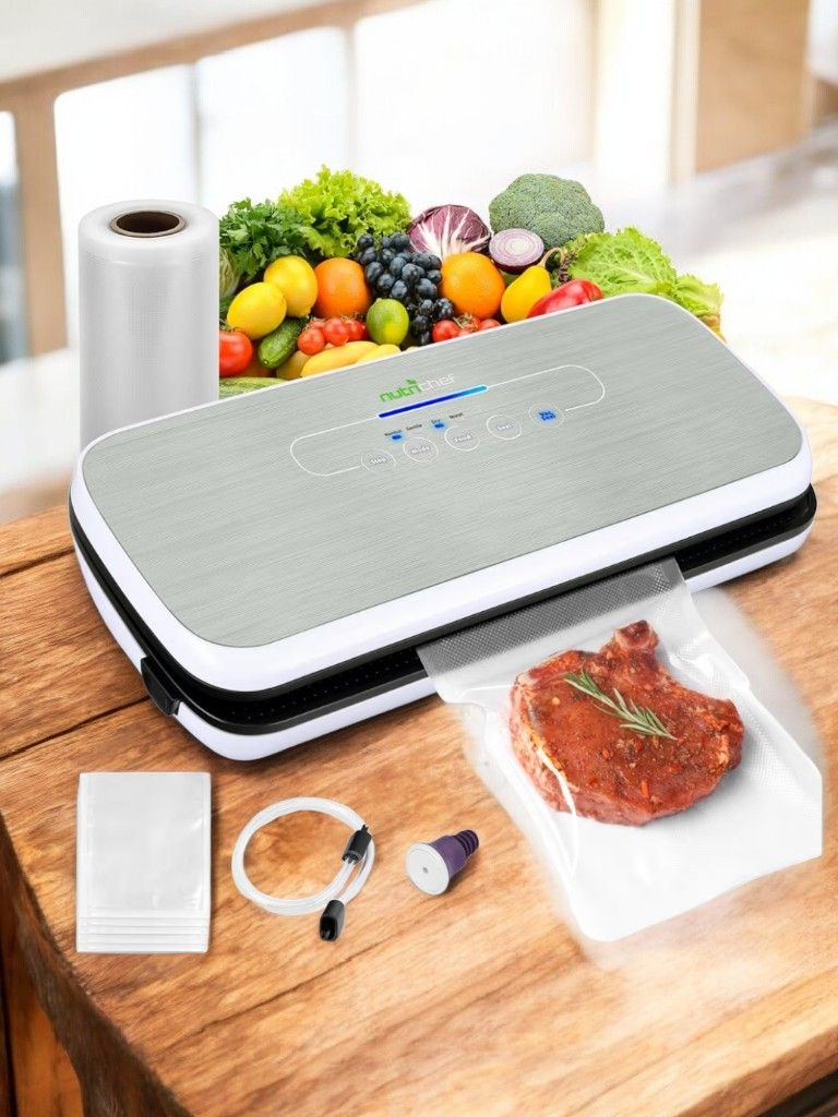 NutriChef PKVS18SL Automatic Vacuum Air Sealing System
