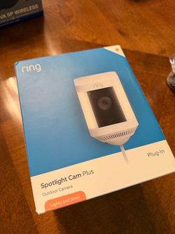 Ring spotlight cam. Wired. New
