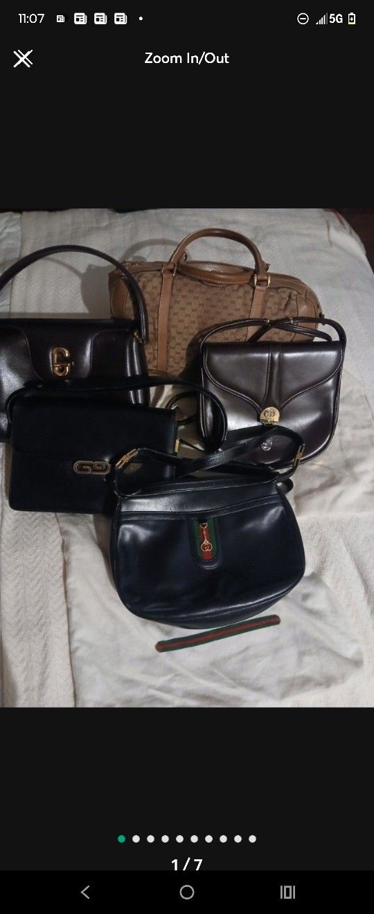 Authentic Gucci Bags Vintage 196 0