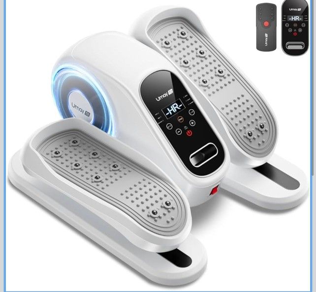 Under Desk Elliptical Machine, Electric Leg Exerciser for Seniors