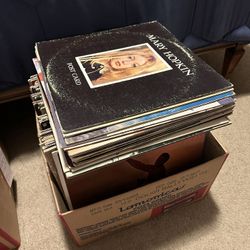 Box Of ~80 Vinyl Records