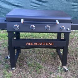 Blackstone 36” Omnivore Griddle with Hinged Hood - Front Basket & Cover