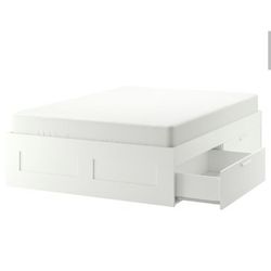 IKEA Brimnes Bed Frame Size full, Only 2 Drawers