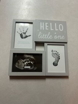 Handprint Footprint Picture Frame/Keepsake