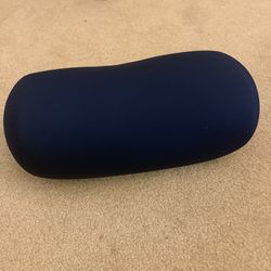 Bolster Bean Bag Pillow Navy Cylinder Cushion 14”