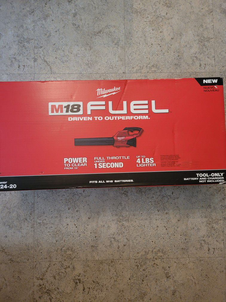 Milwaukee Fuel M18 Leaf Blower Tool New $100 Firm 