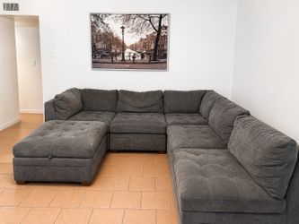 Costco 6-Piece Modular Sectional with Storage Ottoman