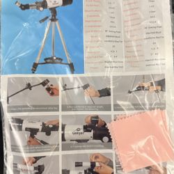 Telescope w/ Tripod & Carry Case – Complete Kit