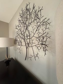 Metal Tree Branch Wall Art