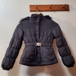 Girl's London Fog Puffer Jacket - Size S 7/8