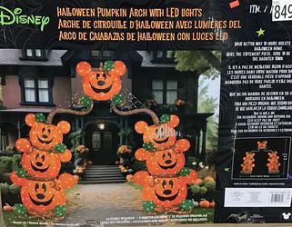 Halloween Disney Pumpkin Arch