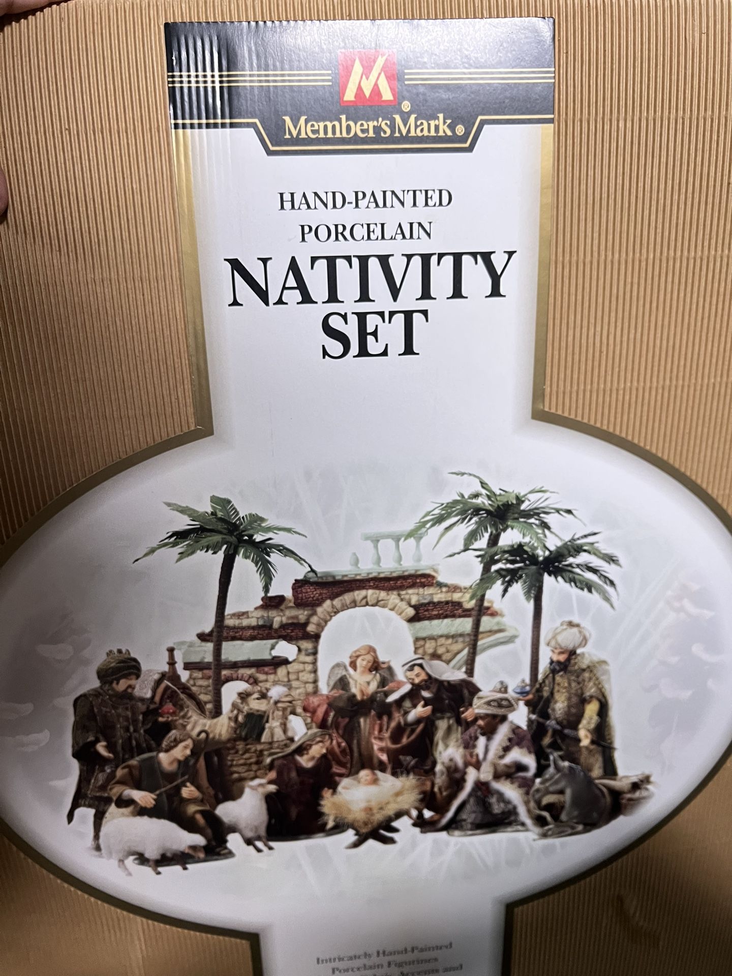 Porcelain Nativity Set (Member’s Mark) – Hand-Painted, Collectible