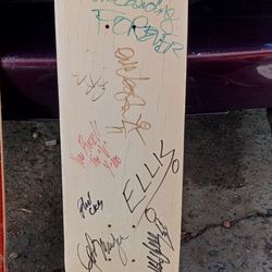 Autographed Skateboard Deck Circa 2001