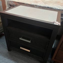 Black nightstand ，$150