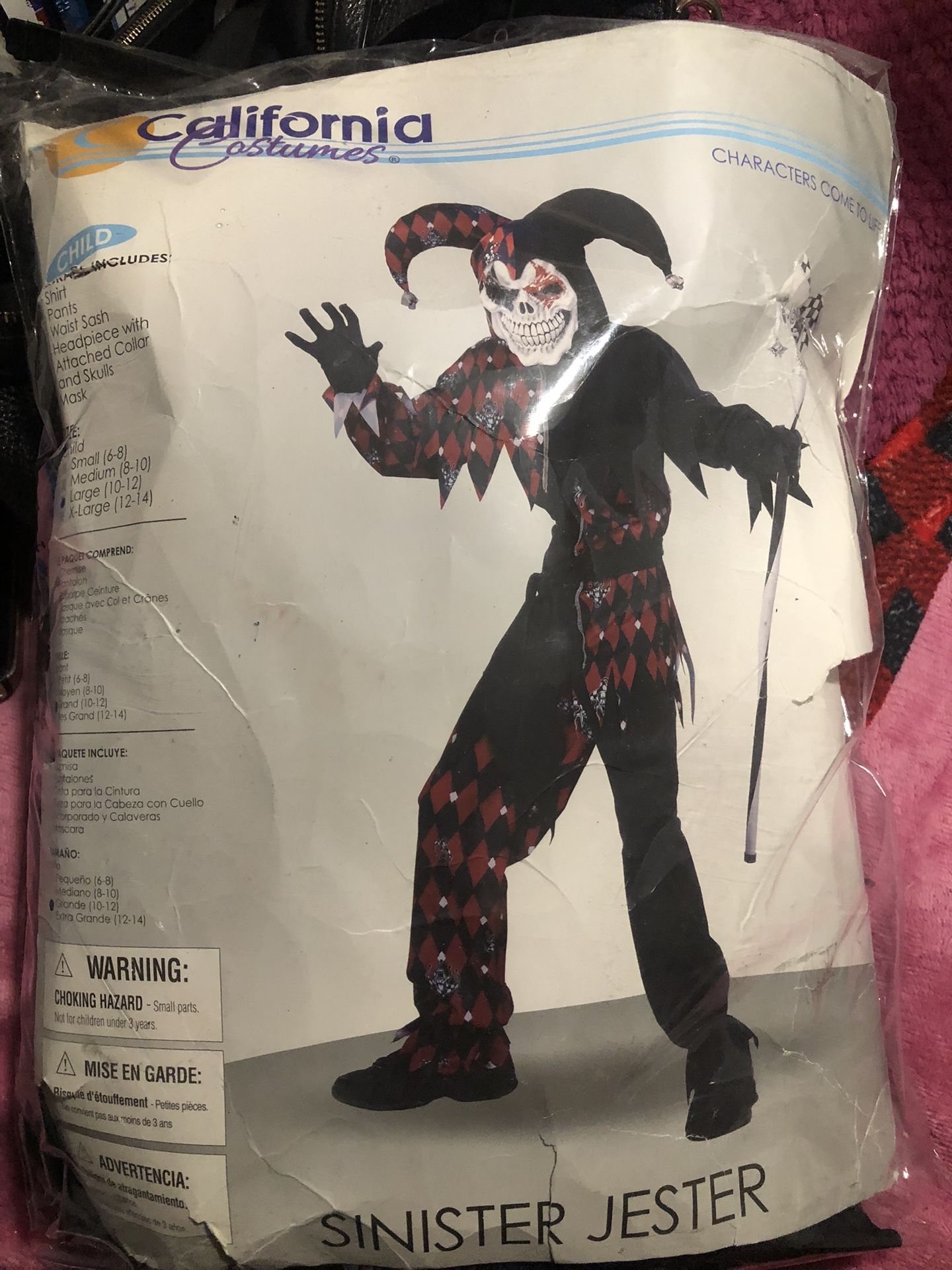 Evil Jester Costume/ids Costumes/Halloween Costumes