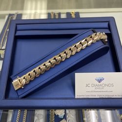 Bracelets Cubanlink 10k Solid 20 Mm 