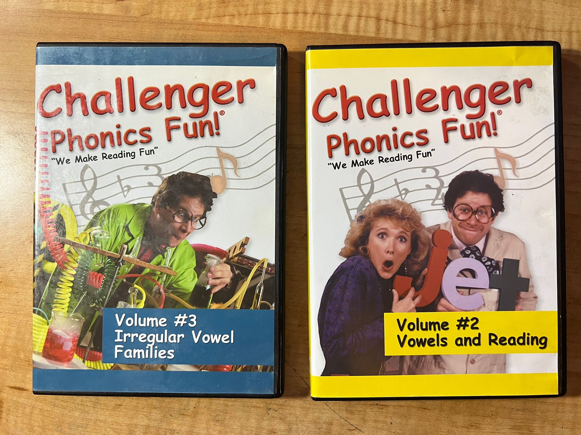 2 Challenger Phonics Fun DVD Vol. 2 Vowels & 3 Irregular Vowel Famili