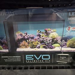 Fluval Sea Evo 13.5 gallon salt or fresh water aquarium kit