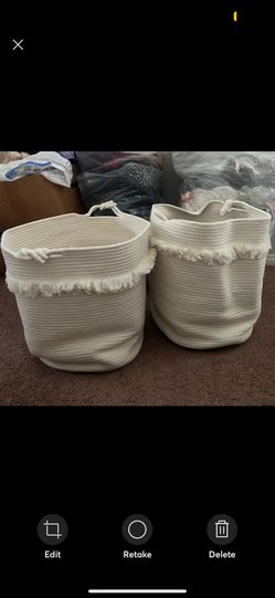 Pillowfort woven Baskets