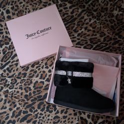 Juicy Couture Bedazzled Rhinestone Boots 