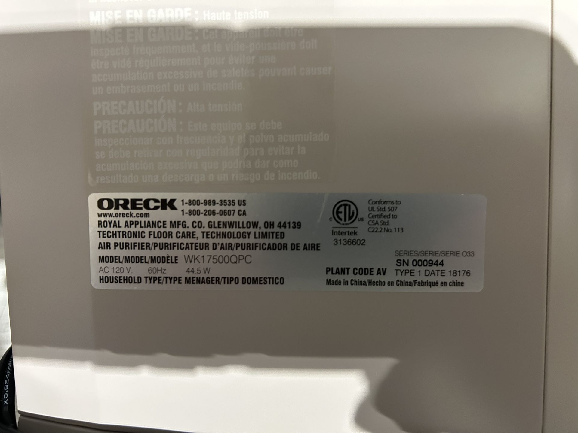 Air Purification System