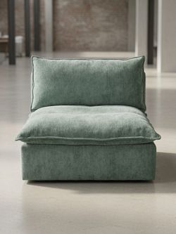 Joybird Haine Armless Chair (Crave Caribbean Twist)