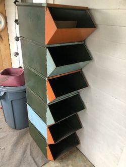 Vintage Large Metal Storage Containers