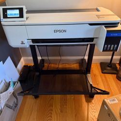 Epson SC-F570 24" Sublimation Printer + Stand — Mint Condition
